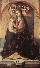 Salle 4 : Antonello de Messine, Madonna del Rosario.