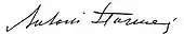 signature d'Antoni Słonimski