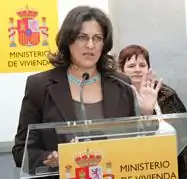 María Antonia Trujillo, ministre du Logement entre 2004 et 2007.