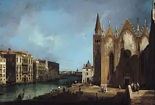 Il Canal Grande da Santa Maria della Carità, Canaletto, 1726