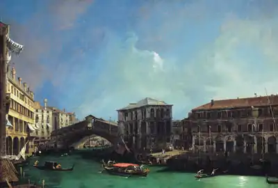 Le Pont du Rialto vu du nord, 1725Pinacoteca Giovanni e Marella Agnelli