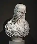 La Dame voilée par Antonio Corradini 1772