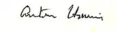 signature d'Antônio Houaiss