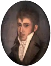 Portrait du jeune Antonio Nariño