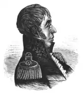 Dessin et gravure représentant Antonio Nariño