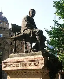 Statue d'Antonio de Trueba à Bilbao