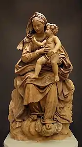 Antonio Begarelli, Vierge à l'Enfant, V.1535.