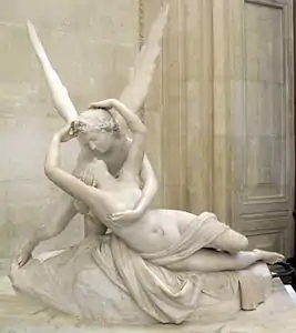 Antonio Canova, Psyché ranimée par le baiser de l'Amour (1793).