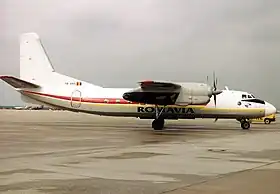 Un Antonov An-24 de :Romavia (en) similaire à l'avion accidenté.