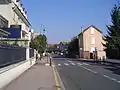 Rue de l'Abbaye - Vue depuis le square de Collegno