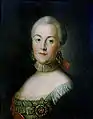 Portrait de la grande-duchesse Catherine Alexeïevna (future Catherine II) - avant 1762