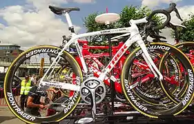 Vélo de Fabian Cancellara lors du Tour de France.