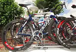 Vélo Scott Foil Team Issue lors du Tour de France 2015.