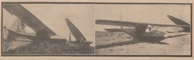 Les deux planeurs M-5 sur la crête - Les Ailes, n° 792, août 1936