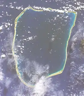 Image satellite d'Apataki.