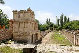 Le Sebasteion d'Aphrodisias, temple dédié à Auguste.