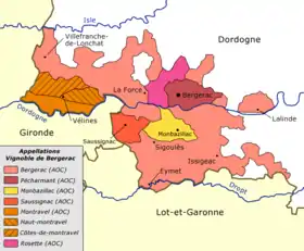 Image illustrative de l’article Vignoble de Bergerac