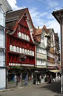 Rue centrale d'Appenzell