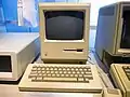 Un Macintosh d'Apple exposé au musée de l'histoire de l'ordinateur.