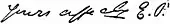 signature d'Elizabeth Patterson-Bonaparte