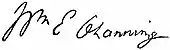 signature de William Ellery Channing