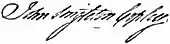 signature de John Singleton Copley