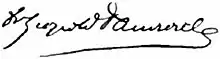 Signature de Damsrosch