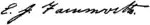 Signature de Elon John Farnsworth