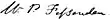 Signature de William P. Fessenden