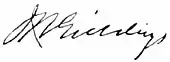 signature de Joshua Reed Giddings