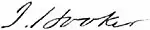 Signature de Joseph Hooker