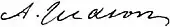 signature d'Adoniram Judson
