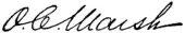 signature d'Othniel Charles Marsh