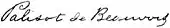 signature d'Ambroise Marie François Joseph Palisot de Beauvois