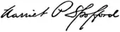 signature de Harriet Elizabeth Prescott Spofford