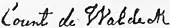 signature de Jean-Frédéric Waldeck