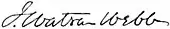 signature de James Watson Webb