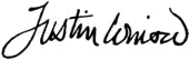 signature de Justin Winsor