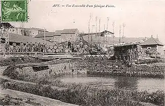 Usine de la société des ocres de France à Apt