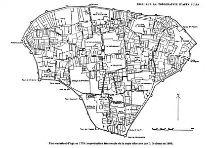 Carte d'Apta Julia