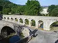 Aqueduc sur l'Arre en aval du Vigan.