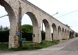 Aqueduc de Calèche en 2019.