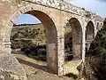 Aqueduc franchissant l'oued Kharroubat Mchennga.