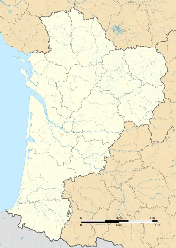 Voir sur la carte administrative de Nouvelle-Aquitaine