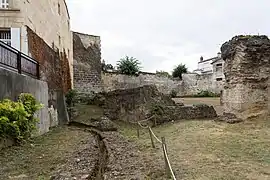 Contour de l'arène.