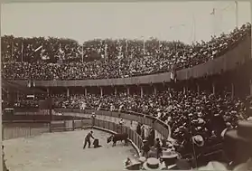 Arènes de Roubaix, estocadelors d'une corrida de 1899