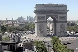 Place de l'Étoile à Paris.