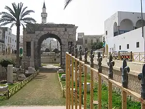 Tétrapyle de Marc Aurèle, Tripoli, Libye.