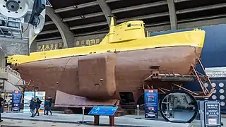 L’Archimède visible désormais à La Cité de la Mer de Cherbourg-en-Cotentin.