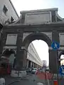 La façade donnant sur la via di Porta S. Lorenzo